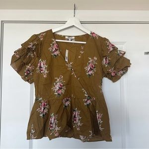 Floral Madewell Blouse (new with tags)